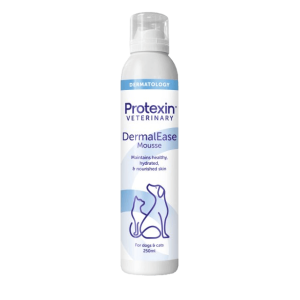 DermalEase Mousse, maintains a nourished skin of the cat and the dog