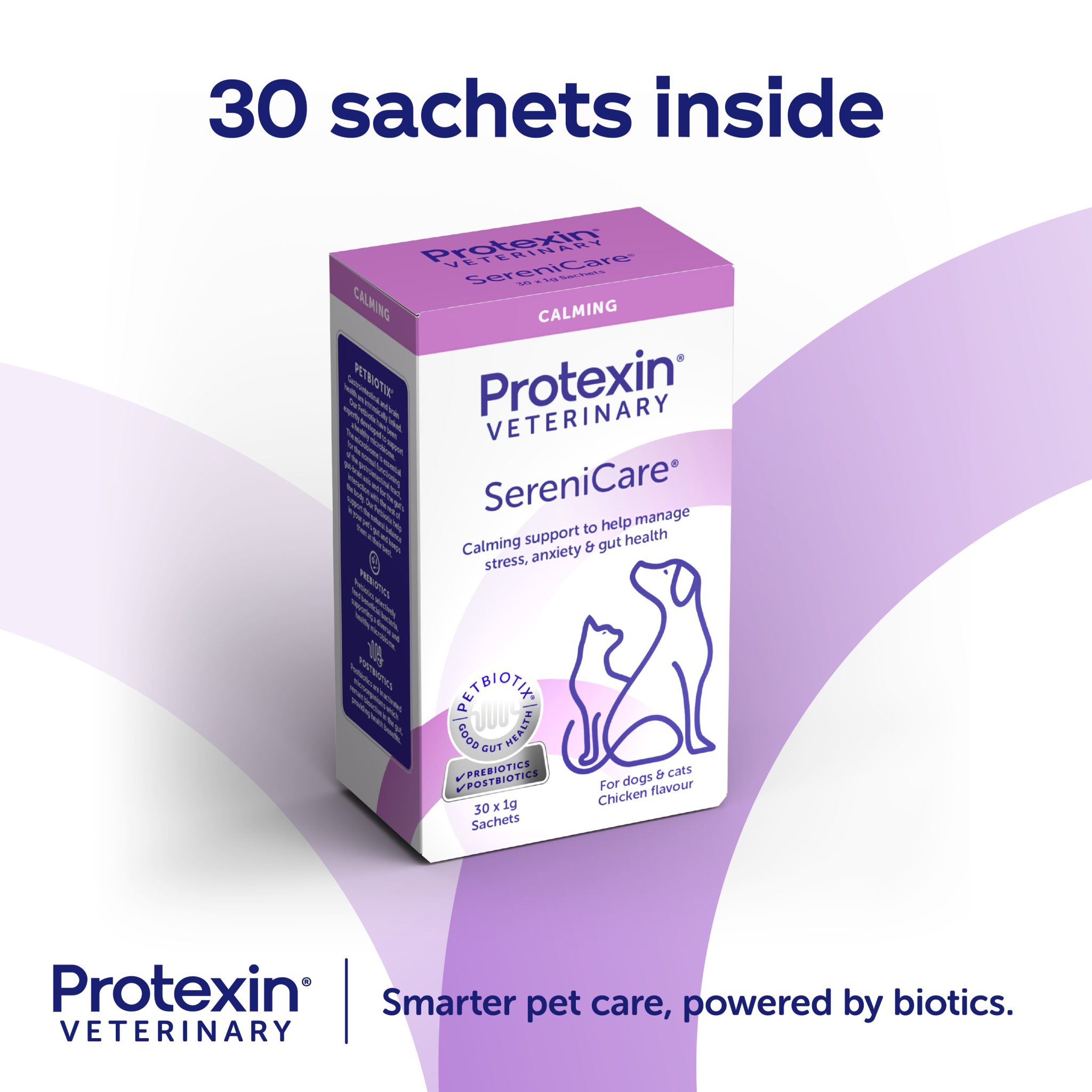 SereniCare pack with 30 sachets inside